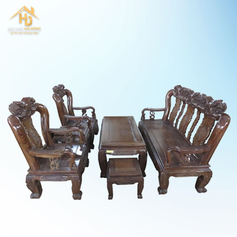 salon gỗ mun đẹp