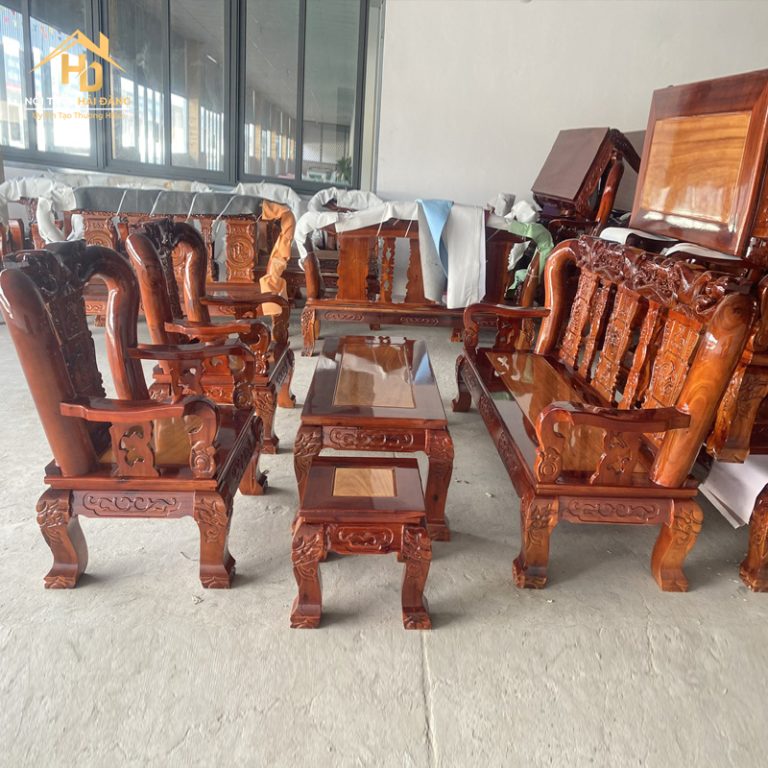 salon gỗ xoan đào