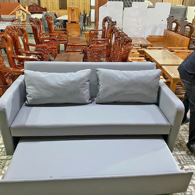 sofa-bed-6 Ghế Sofa Bed Bọc Da Simili Hiện Đại (Nhiều Màu)
