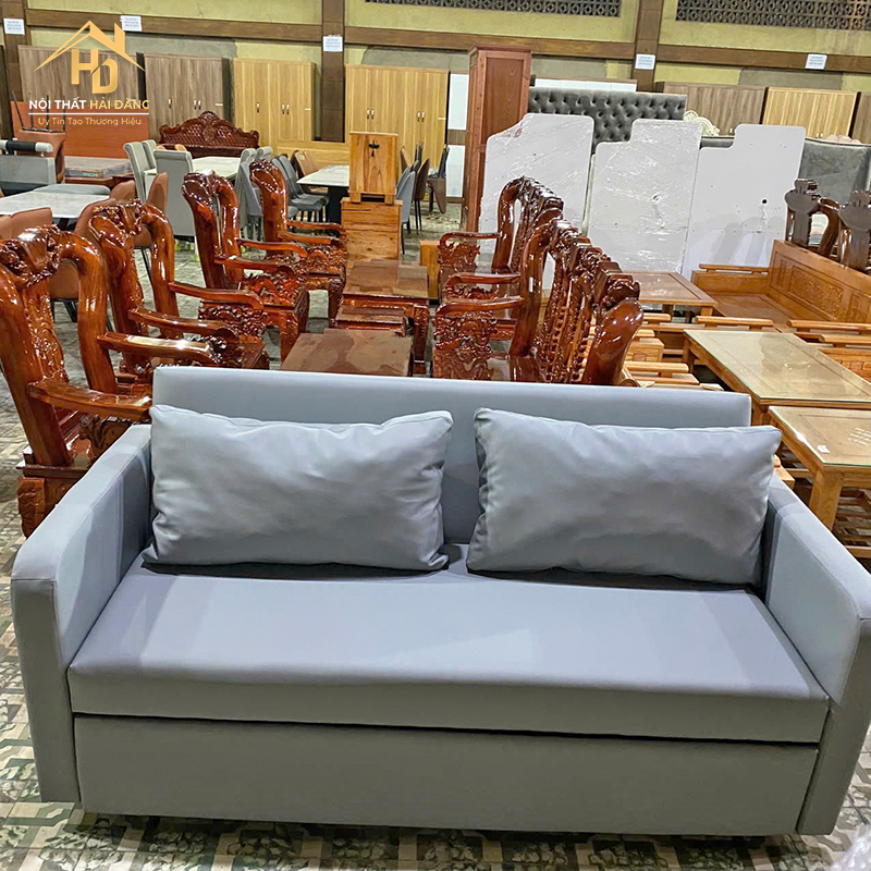 sofa-bed Ghế Sofa Bed Bọc Da Simili Hiện Đại (Nhiều Màu)