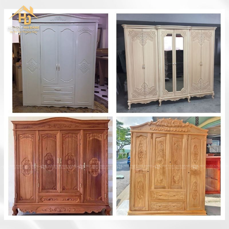 thiết kế tủ tân cổ điển