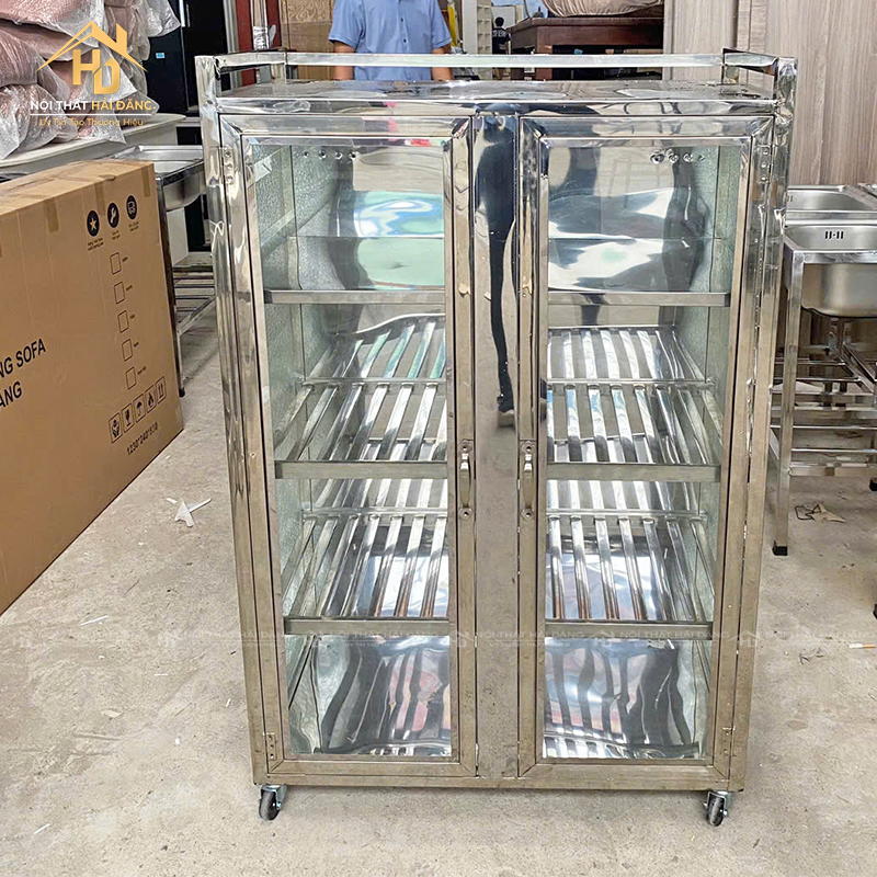 Tủ Chén Inox Chống Gỉ Sét Dễ Vệ Sinh tu-chen-inox-3 Tủ Chén Inox Chống Gỉ Sét Dễ Vệ Sinh
