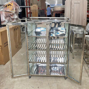 Tủ Chén Inox Chống Gỉ Sét Dễ Vệ Sinh 2 tu chen inox 5