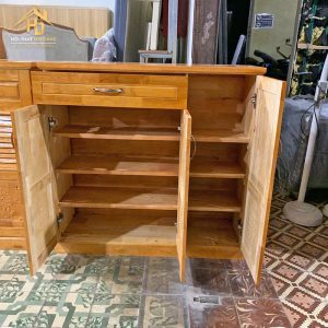 Tủ Giày Gỗ 3 Cánh Cửa Nan Thông Thoáng 6 tu giay go 3 canh 4