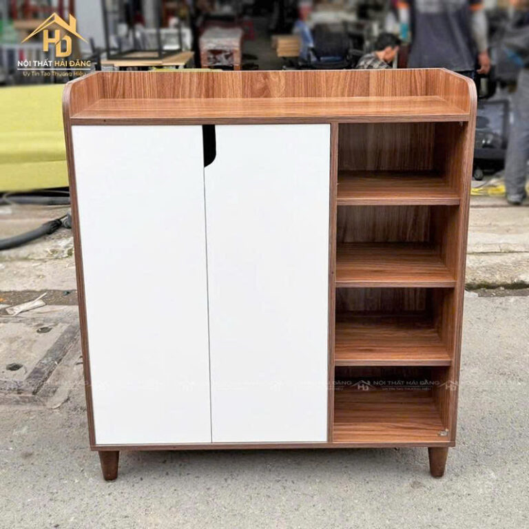 tủ giày gỗ công nghiệp