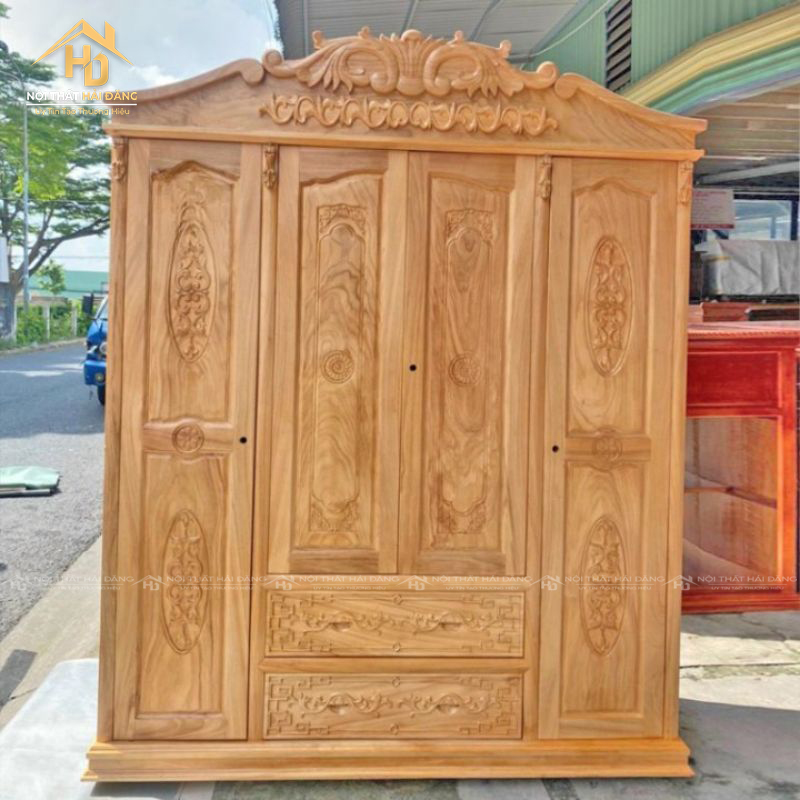 tủ gỗ tự nhiên tại nội thất Hải Đăng