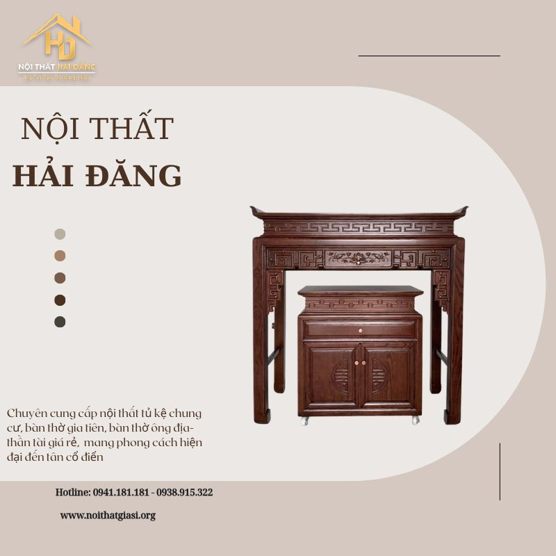 mua bàn thờ chung cư giá rẻ