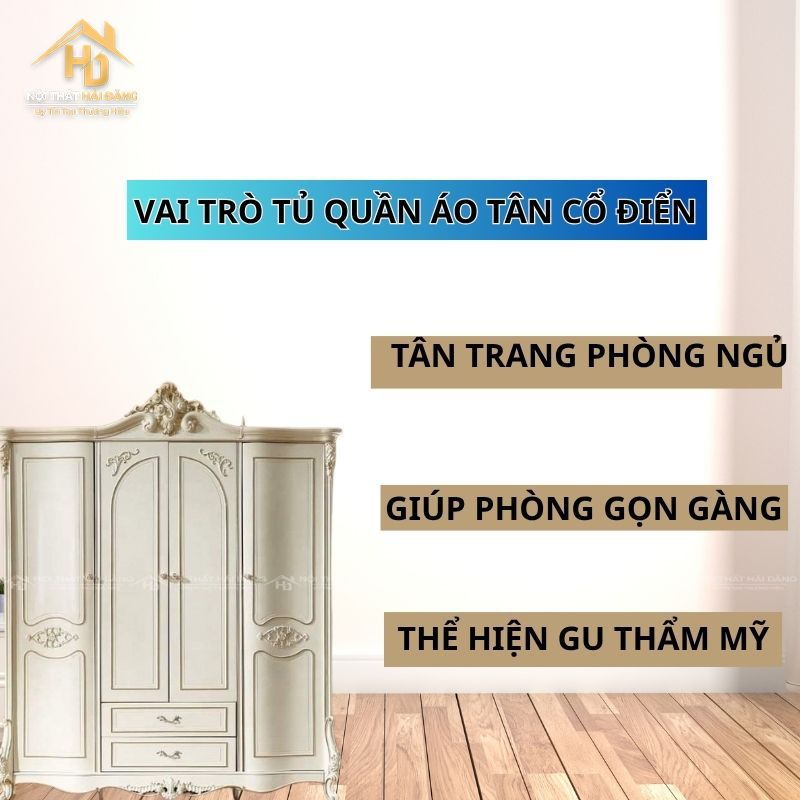 vai trò của tủ quần tân cổ điển