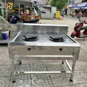 Bếp Đôi Công Nghiệp Inox Cho Nhà Hàng, Quán Ăn