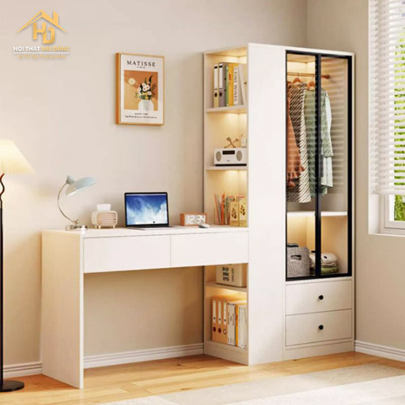 10 Mẫu Bàn Làm Việc Kết Hợp Tủ Quần Áo Hiện Đại, Giá Rẻ Ban-lam-viec-ket-hop-tu-quan-ao-canh-lua 10 Mẫu Bàn Làm Việc Kết Hợp Tủ Quần Áo Hiện Đại, Giá Rẻ