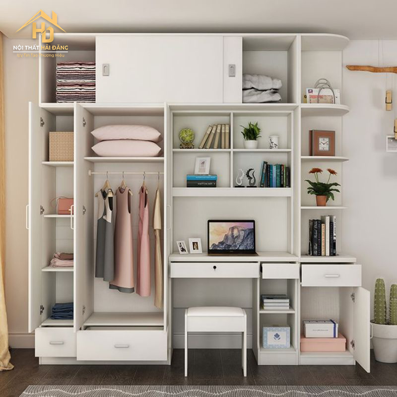 10 Mẫu Bàn Làm Việc Kết Hợp Tủ Quần Áo Hiện Đại, Giá Rẻ Cach-chon-ban-lam-viec-co-tu-quan-ao 10 Mẫu Bàn Làm Việc Kết Hợp Tủ Quần Áo Hiện Đại, Giá Rẻ