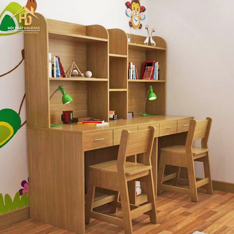 bàn học sinh đôi tiện lợi