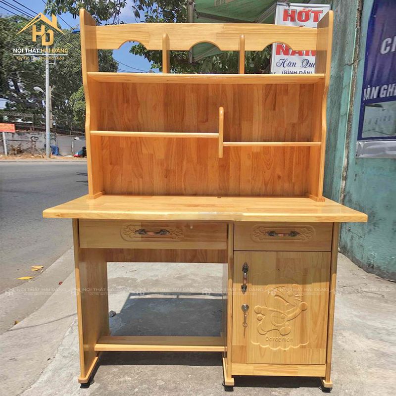 10 Mẫu Bàn Làm Việc Tại Nhà Hiện Đại, Nhỏ Gọn, Giá Tốt ban-lam-viec-co-ke-sach 10 Mẫu Bàn Làm Việc Tại Nhà Hiện Đại, Nhỏ Gọn, Giá Tốt