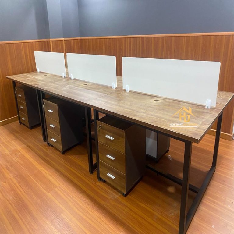 cum-ban-lam-viec-6-nguoi Cụm bàn làm việc văn phòng 2-6 người hiện đại, giá rẻ