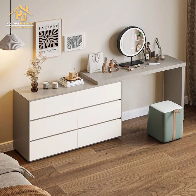 dac-diem-ban-lam-viec-ket-hop-ban-trang-diem TOP 10 Bàn Làm Việc Kết Hợp Bàn Trang Điểm Đẹp & Tiện Dụng
