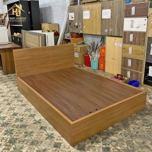 Giường Gỗ Công Nghiệp 1m4 x 2M Ván Dày Chắc Chắn 3 giuong ngu dong moi 1
