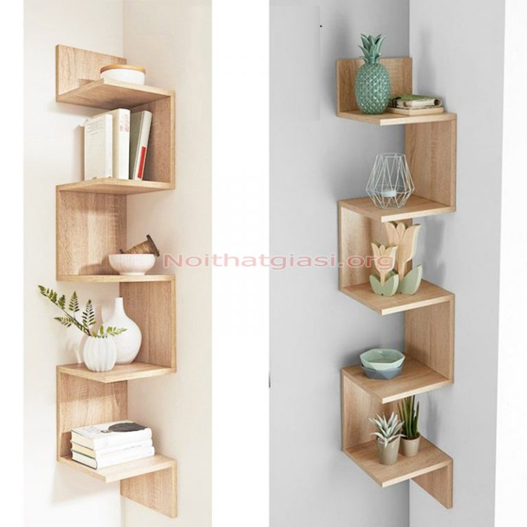 kệ sách góc tường