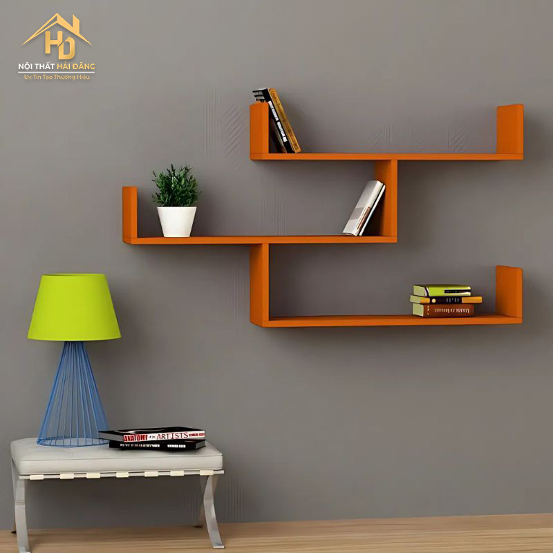 kệ sách treo tường chữ U