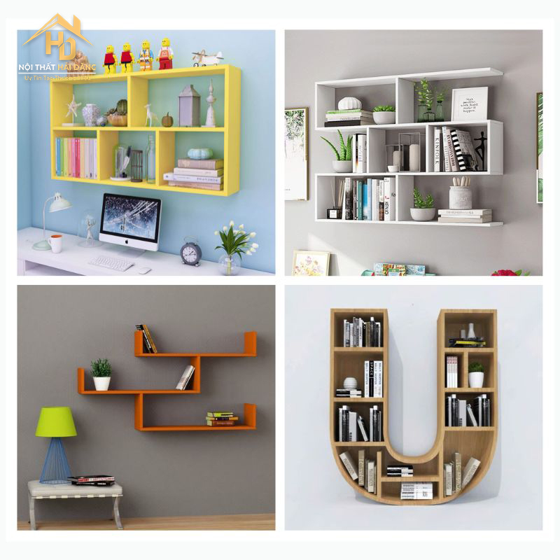 lựa chọn màu sắc kệ sách