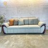 Sofa Da Màu Be Hiện Đại, Sang Trọng