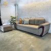 Sofa Da Kèm Đôn, Thích Hợp Cho Phòng Khách