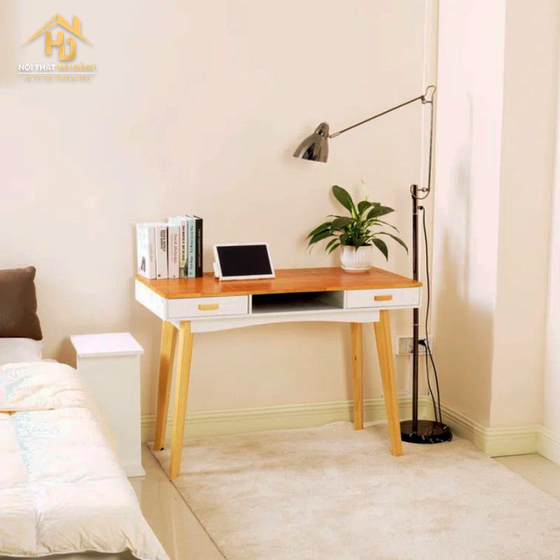thiet-ke-toi-gian TOP 10 Bàn Làm Việc Kết Hợp Bàn Trang Điểm Đẹp & Tiện Dụng