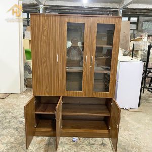 Tủ Hồ Sơ Gỗ 3 Cánh Kết Hợp Kính Hiện Đại (2 Màu) 3 tu ho so 8