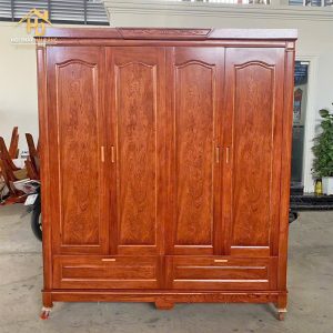Tủ Quần Áo Gỗ 4 Cánh Sang Trọng