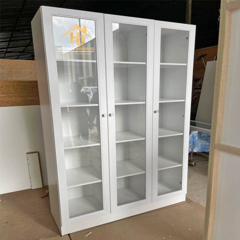 kệ tủ nhôm kính