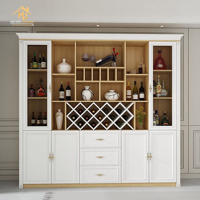 tủ trưng bày rượu mdf