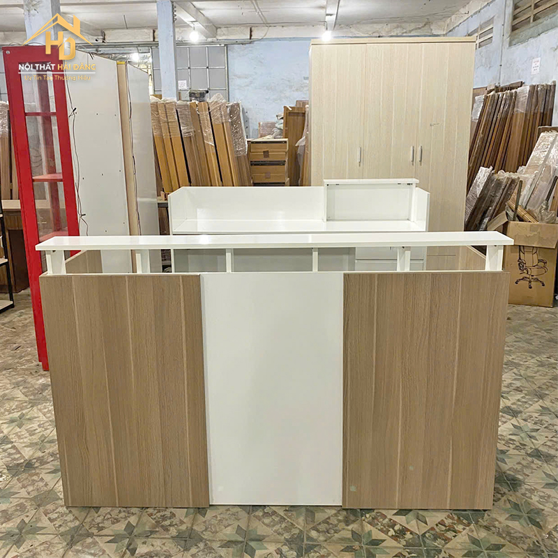 Quầy Lễ Tân Chữ U Gỗ MDF Phối Màu Đẹp Mắt z7058586403420_41e8df0e9ac79876b297844e3cafc4ea Quầy Lễ Tân Chữ U Gỗ MDF Phối Màu Đẹp Mắt