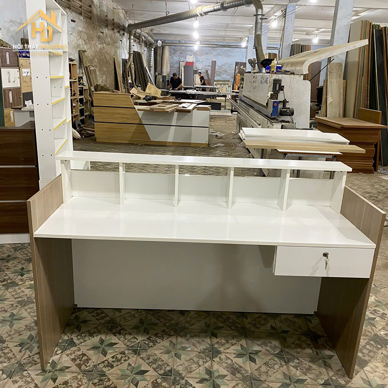Quầy Lễ Tân Chữ U Gỗ MDF Phối Màu Đẹp Mắt z7058586403425_af86ee426de726040dca0143f415a1ee Quầy Lễ Tân Chữ U Gỗ MDF Phối Màu Đẹp Mắt