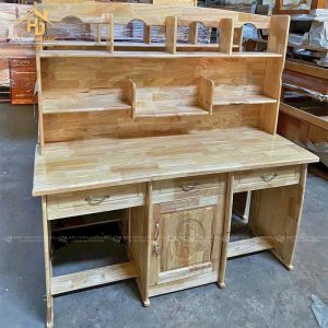 Bàn Học Sinh Gỗ Cao Su 1m6 Ngăn Kéo Tiện Lợi