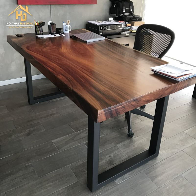 Top 10 Bàn Làm Việc Gỗ Tự Nhiên Đẹp, Hiện Đại Cho Văn Phòng ban-lam-viec-go-chan-sat Top 10 Bàn Làm Việc Gỗ Tự Nhiên Đẹp, Hiện Đại Cho Văn Phòng