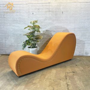 Sofa Tình Yêu Da Bo Cong Đính Nút (Nhiều Màu)