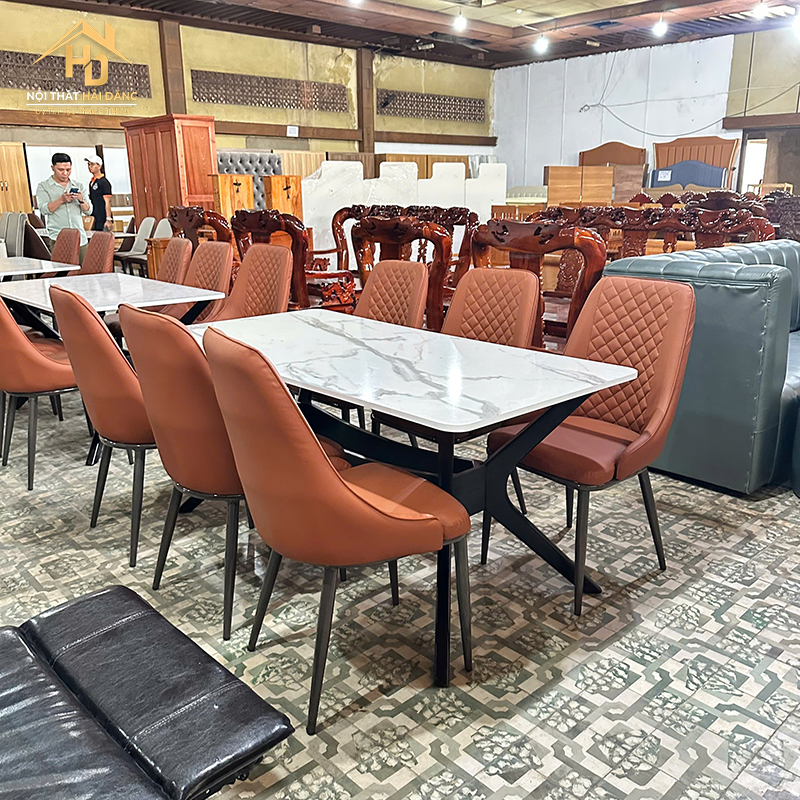 Bộ Bàn Ăn Mặt Đá 6 Ghế Bọc Da Hiện Đại ban-an-gia-dinh-19 Bộ Bàn Ăn Mặt Đá 6 Ghế Bọc Da Hiện Đại