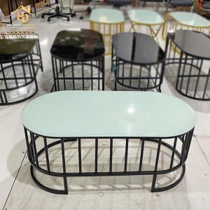 bàn sofa hột xoài xanh