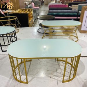 bàn sofa mặt kính