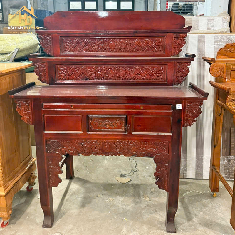 Bàn Thờ Gỗ Tràm 3 Tầng Chạm Khắc Tinh Tế ( Nhiều Mẫu) ban-tho-go-tram-3-tang Bàn Thờ Gỗ Tràm 3 Tầng Chạm Khắc Tinh Tế ( Nhiều Mẫu)