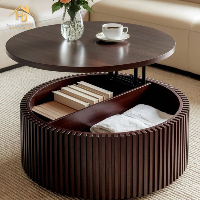 ban-tra-2-tang Top 10 Mẫu Bàn Trà Gỗ Đẹp Sang Trọng Cho Phòng Khách