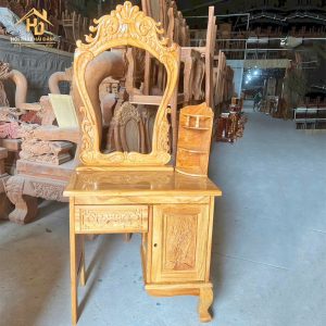 bàn trang điểm gỗ tự nhiên giá rẻ
