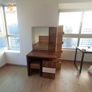 Bàn Trang Điểm Gỗ MDF Ngăn Kéo Phối Trắng 2 ban trang diem mdf 3