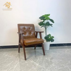 ghế cafe bọc da