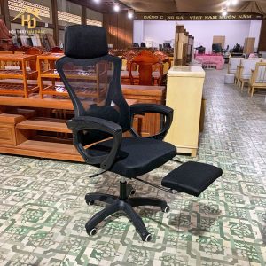 ghế công thái học màu đen