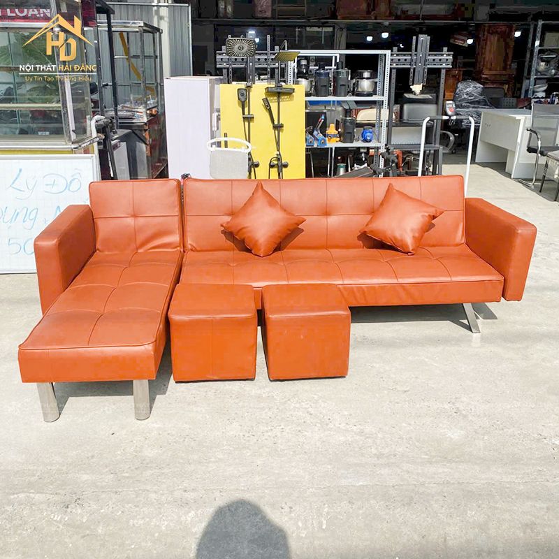 ghe-sofa-da-nau-goc-l Top 10 mẫu ghế sofa da nâu đẹp nhất nên mua 2025