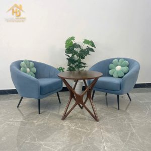 ghế cafe sofa nhung