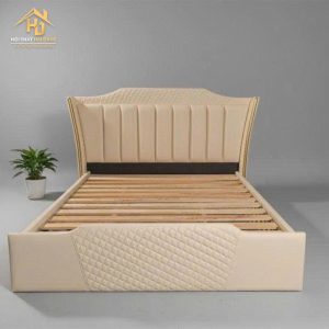 Giường Ngủ Bọc Nệm Thiết Kế Đầu Giường Cong 2 Bên 2 giường bọc nệm rẻ đẹp