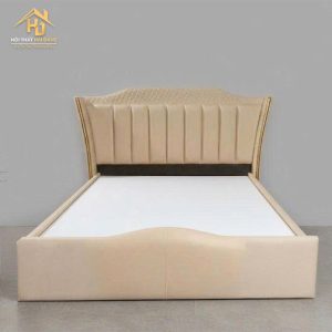 Giường Ngủ Bọc Nệm Thiết Kế Đầu Giường Cong 2 Bên 3 giường bọc nệm êm ái
