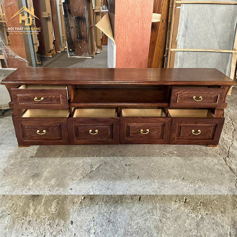 Kệ Tivi Gỗ Tự Nhiên 6 Ngăn Kéo Tiện Lợi ( 2 Màu) ke-tivi-hai-dang-1 Kệ Tivi Gỗ Tự Nhiên 6 Ngăn Kéo Tiện Lợi ( 2 Màu)