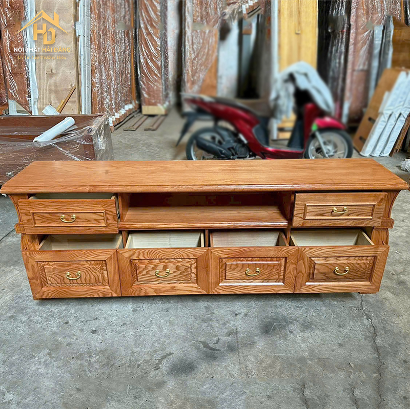 Kệ Tivi Gỗ Tự Nhiên 6 Ngăn Kéo Tiện Lợi ( 2 Màu) ke-tivi-hai-dang-2 Kệ Tivi Gỗ Tự Nhiên 6 Ngăn Kéo Tiện Lợi ( 2 Màu)